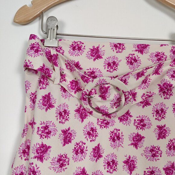 Zara Women's Floral Tiered Maxi Skirt Size Large 100% Cotton Bohemian Cottage - Picture 3 of 9